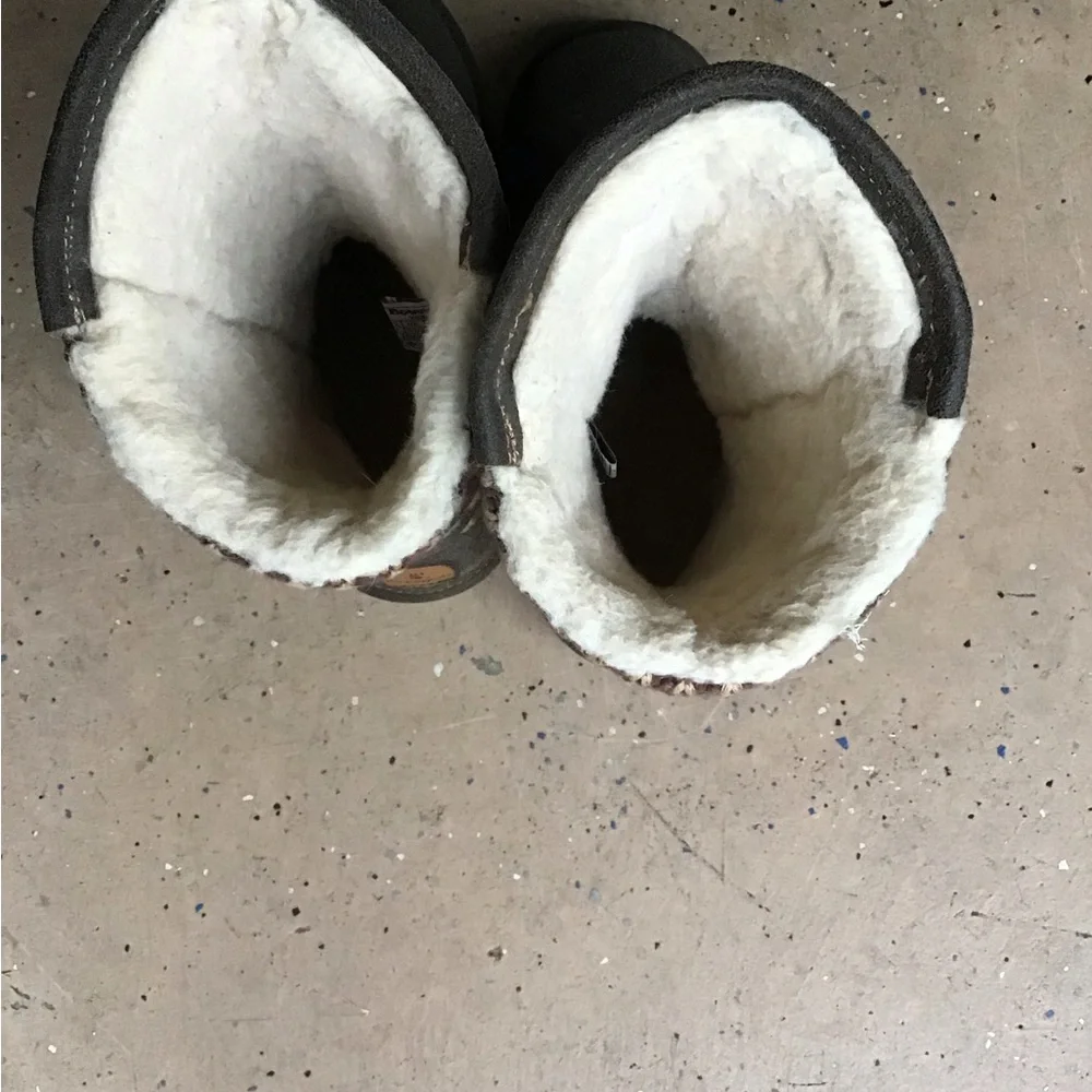 BEARPAW Leather /Knit Winter Boots